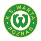 KS Warta Poznan soccer team logo, decals stickers
