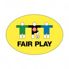 DBU Fair Play logo, decals stickers