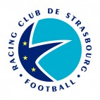 RC Strasbourg soccer team logo, decals stickers