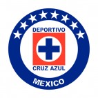 CDSC Cruz Azul soccer team logo, decals stickers