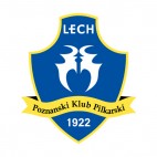 Lech Poznanski Klub Pilkarsk soccer team logo, decals stickers