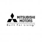 Mitsubishi Motors Built For Living, decals stickers