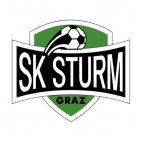 SK Sturm Graz soccer team logo, decals stickers