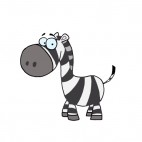 Zebra , decals stickers