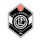 FC Lugano soccer team logo, decals stickers