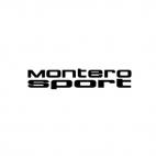 Mitsubishi Montero sport, decals stickers