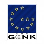 KRC Genk soccer team logo, decals stickers