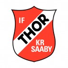 Thor KR Saaby soccer team logo, decals stickers
