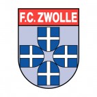 FC Zwolle soccer team logo, decals stickers