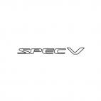 Nissan Spec-V outline, decals stickers