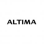 Nissan Altima, decals stickers