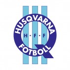 Husqvarna FF soccer team logo, decals stickers