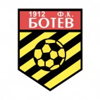 FK Botev soccer team logo, decals stickers