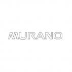 Nissan Murano outline, decals stickers