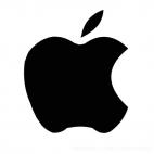 Apple macintosh logo, decals stickers