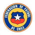 Chilean Football Federation soccer team logo, decals stickers