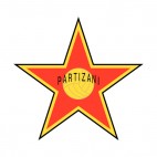 Partizani Tirana soccer team logo, decals stickers