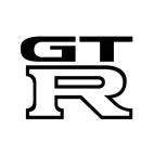 Nissan GT-R GTR, decals stickers