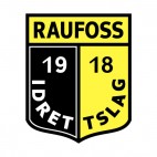 Raufoss IL soccer team logo, decals stickers