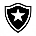Botafogo de Futebol e Regatas soccer team logo, decals stickers