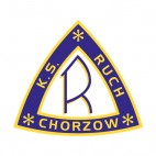 Ruch Chorzow soccer team logo, decals stickers