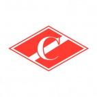 FC Spartak Moscow soccer team logo, decals stickers