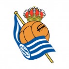 Real Sociedad soccer team logo, decals stickers