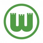 VfL Wolfsburg soccer team logo, decals stickers