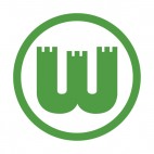 VfL Wolfsburg soccer team logo, decals stickers