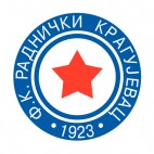 FK Sumadija Radnicki 1923 soccer team logo, decals stickers