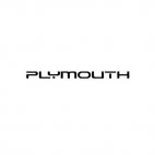 Plymouth, decals stickers