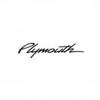 Plymouth, decals stickers