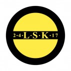 Lillestrom SK soccer team logo, decals stickers