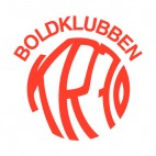 Boldklubben KR70 soccer team logo, decals stickers