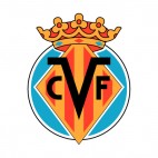 Villarreal CF soccer team logo, decals stickers