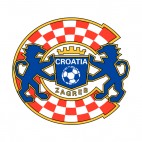 Croatia Zagreb soccer team logo, decals stickers