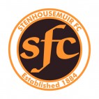 Stenhousemuir Football Club soccer team logo, decals stickers