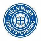 Helsingor Idraetsforening soccer team logo, decals stickers
