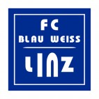 FC Blau WeiB Linz soccer team logo, decals stickers