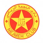 Al Nejmeh SC soccer team logo, decals stickers