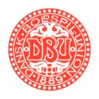 Danish Football Association logo, decals stickers