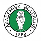Akademisk Boldklub soccer team logo, decals stickers