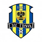 SFC Opava soccer team logo, decals stickers