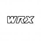 Subaru WRX outline, decals stickers
