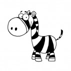 Zebra, decals stickers