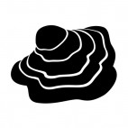 Mushroom silhouette, decals stickers