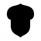 Chestnut silhouette, decals stickers