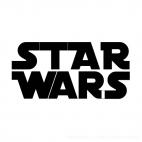 Star Wars logo, decals stickers