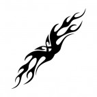 Symmetric Flames, decals stickers