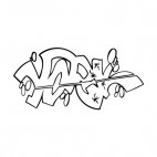 York word graffiti, decals stickers